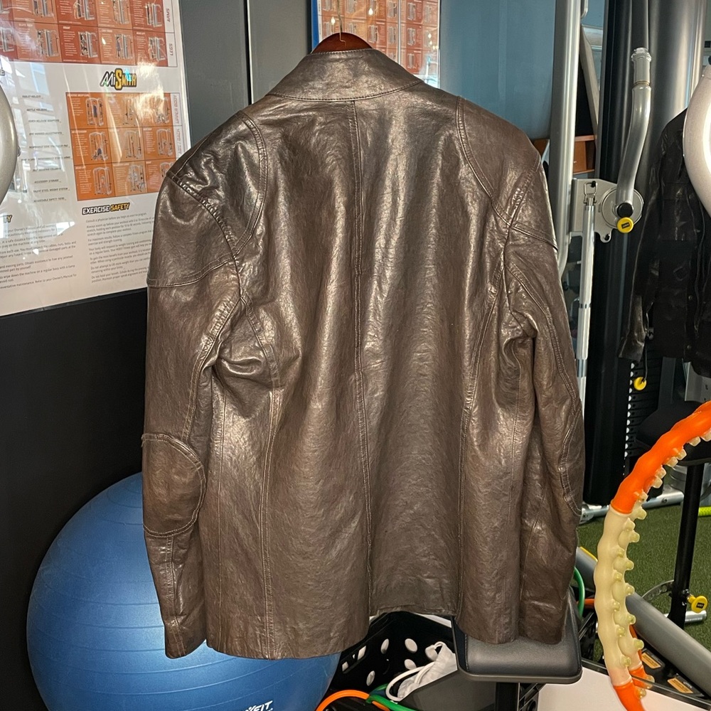 Vince Brown Leather Jacket